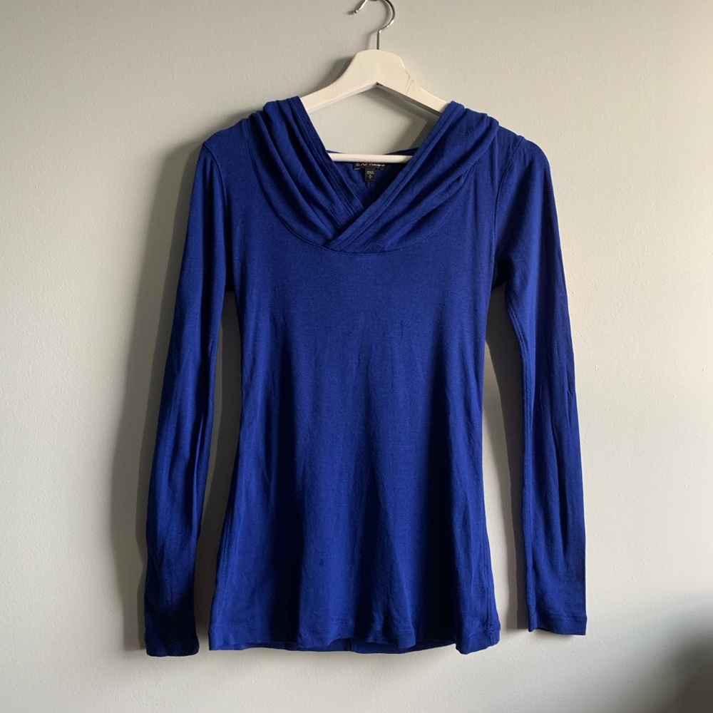 ❗️MOVING SALE❗️ EXPRESS Royal Blue Hooded Tee